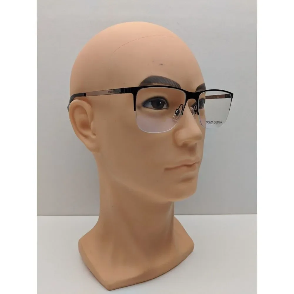 🕶️Made in Italy! Dolce&Gabbana DG1283 01 Eyeglasses 55/17 140 /KAC636🕶️​